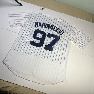 New York Yankees Ron Marinaccio 97 Jersey 2024 Pinstripe MLB Baseball Shirt L/XL